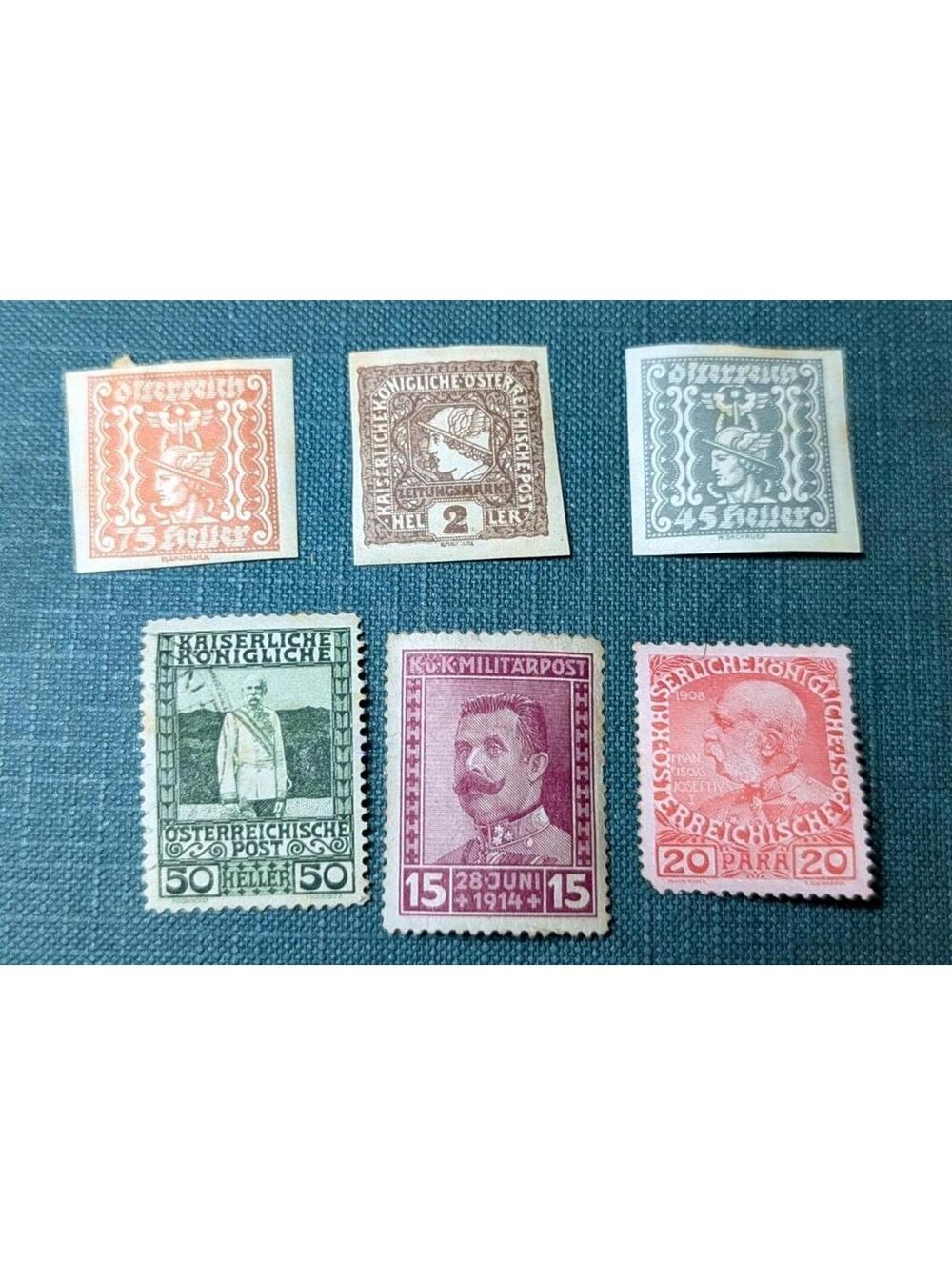AUSTRIA. Group Of OGNH Stamps From 1908 -1921 Scarce Included Bosnian